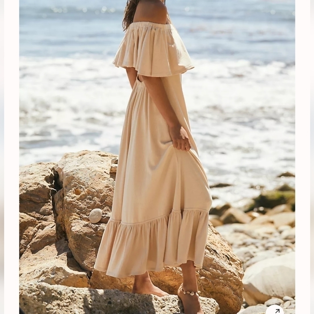 Free People BNWT Lynne Midi Dress!